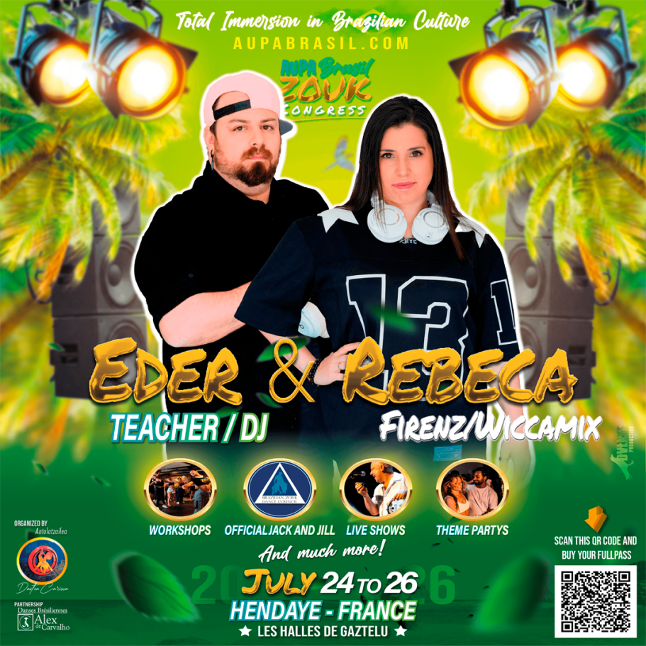 Eder et Rebeca ( FirenZ et WiccaMix ) - Professeur et Dj